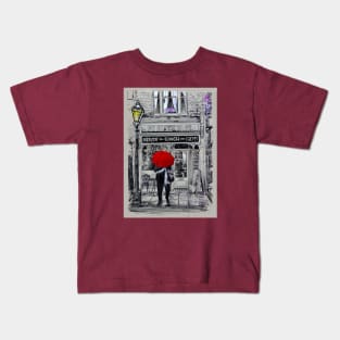 down at Giles street Kids T-Shirt